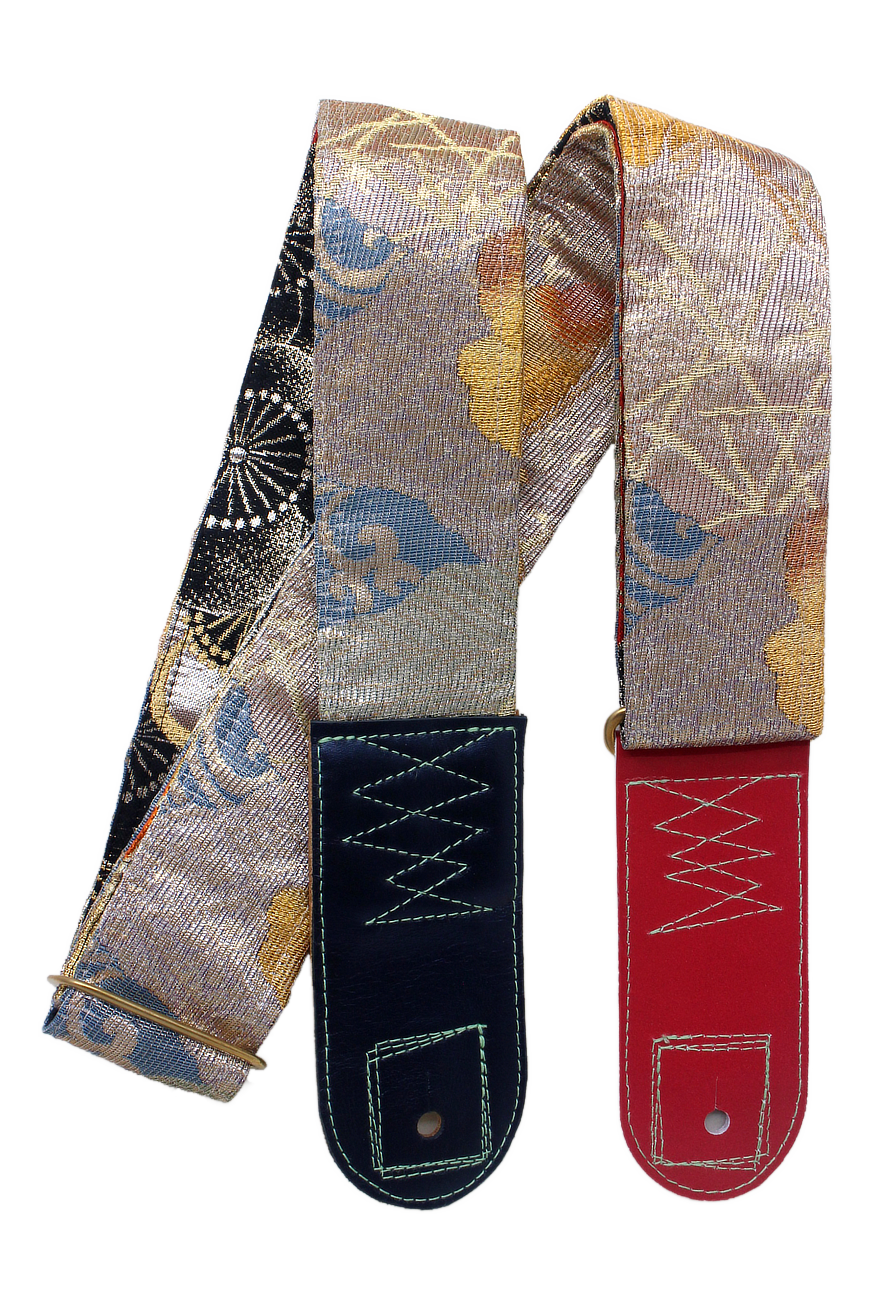 Unique and beautiful guitar strap [SC325113] - hand made in Japan