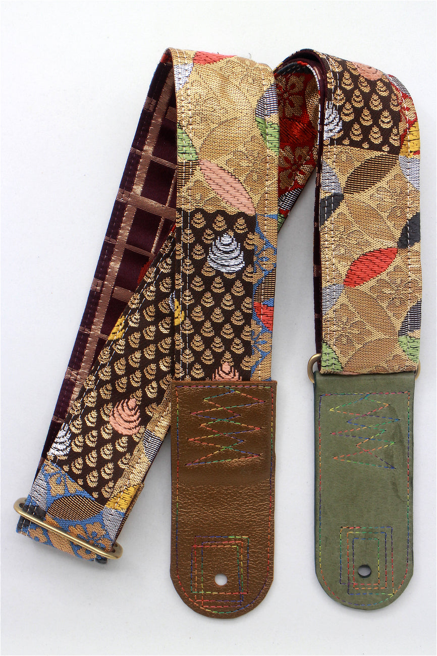 Unique and beautiful guitar strap [SC724422] - hand made in Japan