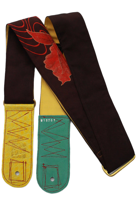 Singing Crane - Beautiful guitar strap - SC18261