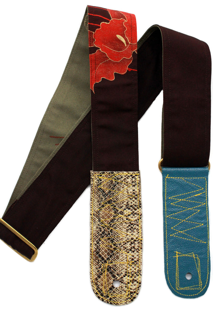 Singing Crane - Beautiful guitar strap - SC18263