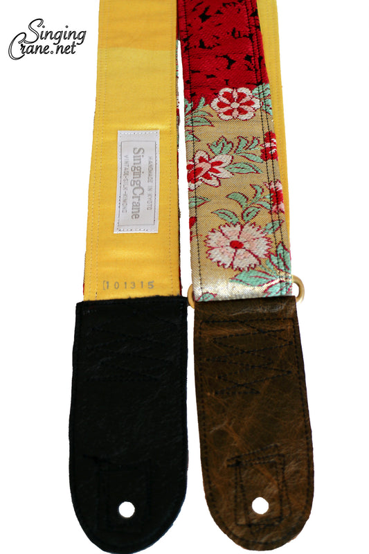 Singing Crane - Beautiful guitar strap - SC101315 : Roiro-yellow