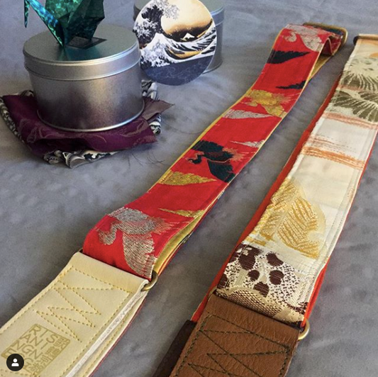 "The most beautiful guitar straps I may ever own."