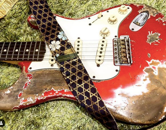 "The most beautiful guitar strap in the world!!"