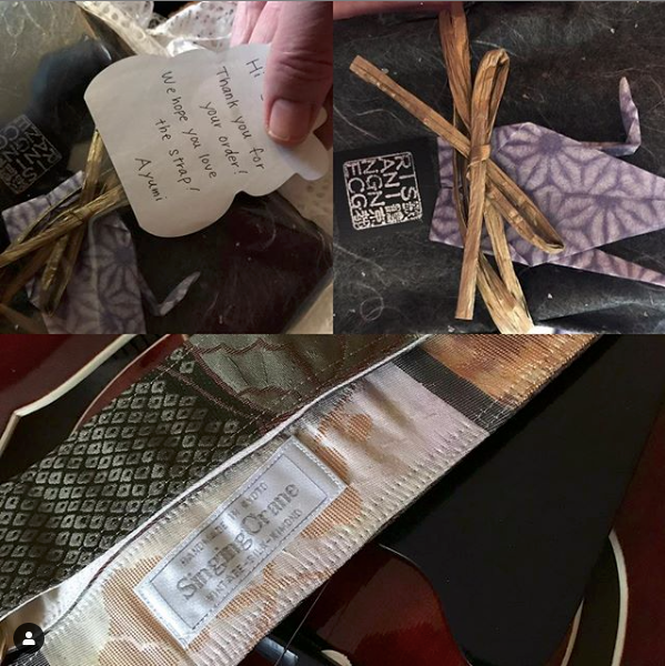 "The strap is beautiful and comfortable."