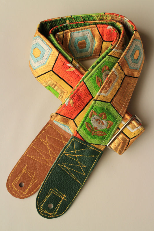 Singing Crane - Beautiful guitar strap - Kikko-g (SC105317) SALE 