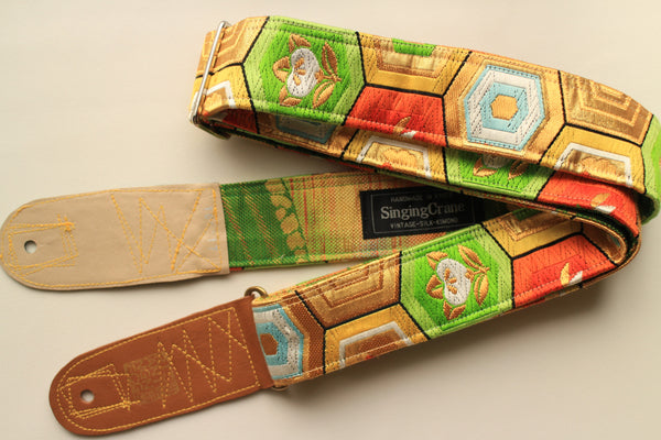 Singing Crane - Beautiful guitar strap - Kikko-g (SC105317) SALE 