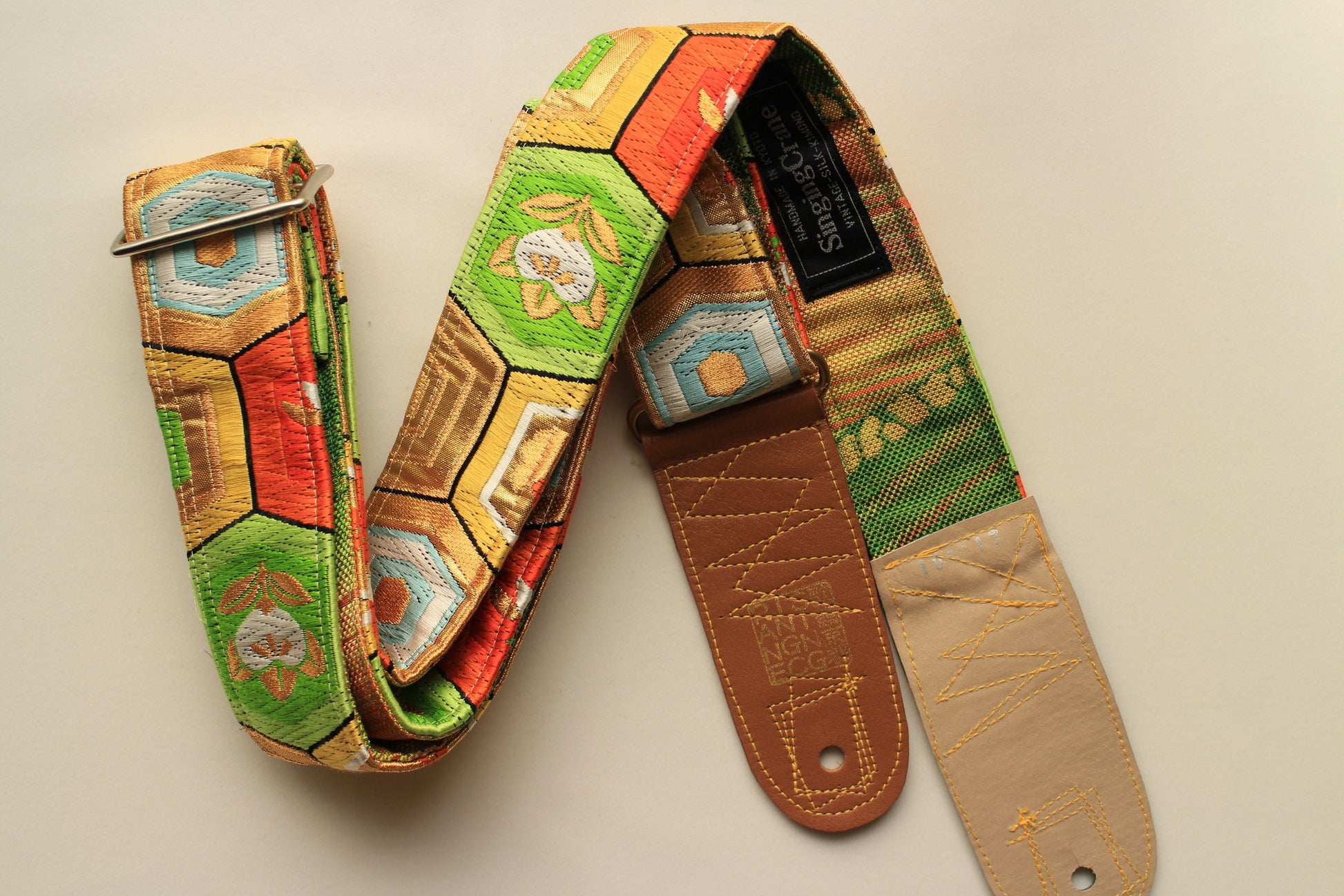 Singing Crane - Beautiful guitar strap - Kikko-g (SC105317) SALE 