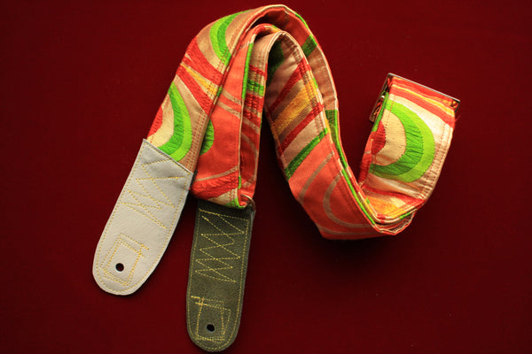Singing Crane - Beautiful guitar strap - Kigiku (SC110117) =SALE= 