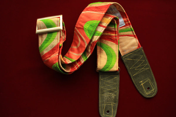 Singing Crane - Beautiful guitar strap - Kigiku (SC110117) =SALE= 
