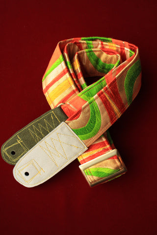 Singing Crane - Beautiful guitar strap - Kigiku (SC110117) =SALE= 