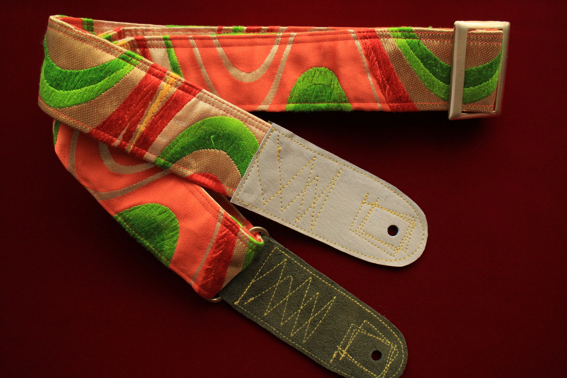 Singing Crane - Beautiful guitar strap - Kigiku (SC110117) =SALE= 