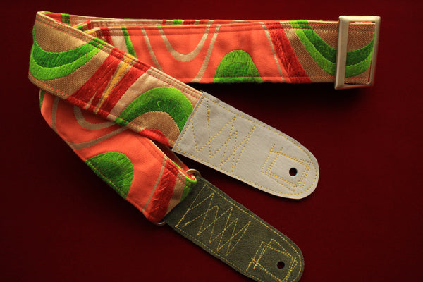 Singing Crane - Beautiful guitar strap - Kigiku (SC110117) =SALE= 