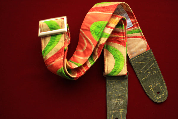 Singing Crane - Beautiful guitar strap - Kigiku (SC110117) =SALE= 