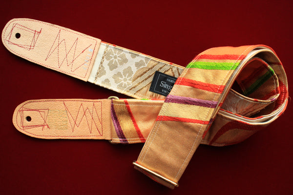 Singing Crane - Beautiful guitar strap - Kigiku-gl (SC110217) =SALE= 