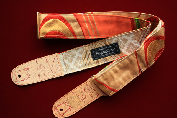 Singing Crane - Beautiful guitar strap - Kigiku-gl (SC110217) =SALE= 