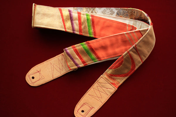 Singing Crane - Beautiful guitar strap - Kigiku-gl (SC110217) =SALE= 