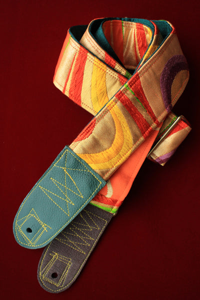 Singing Crane - Beautiful guitar strap - Kigiku-gr (SC110317) =SALE= 