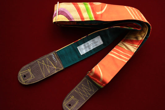 Singing Crane - Beautiful guitar strap - Kigiku-gr (SC110317) =SALE= 