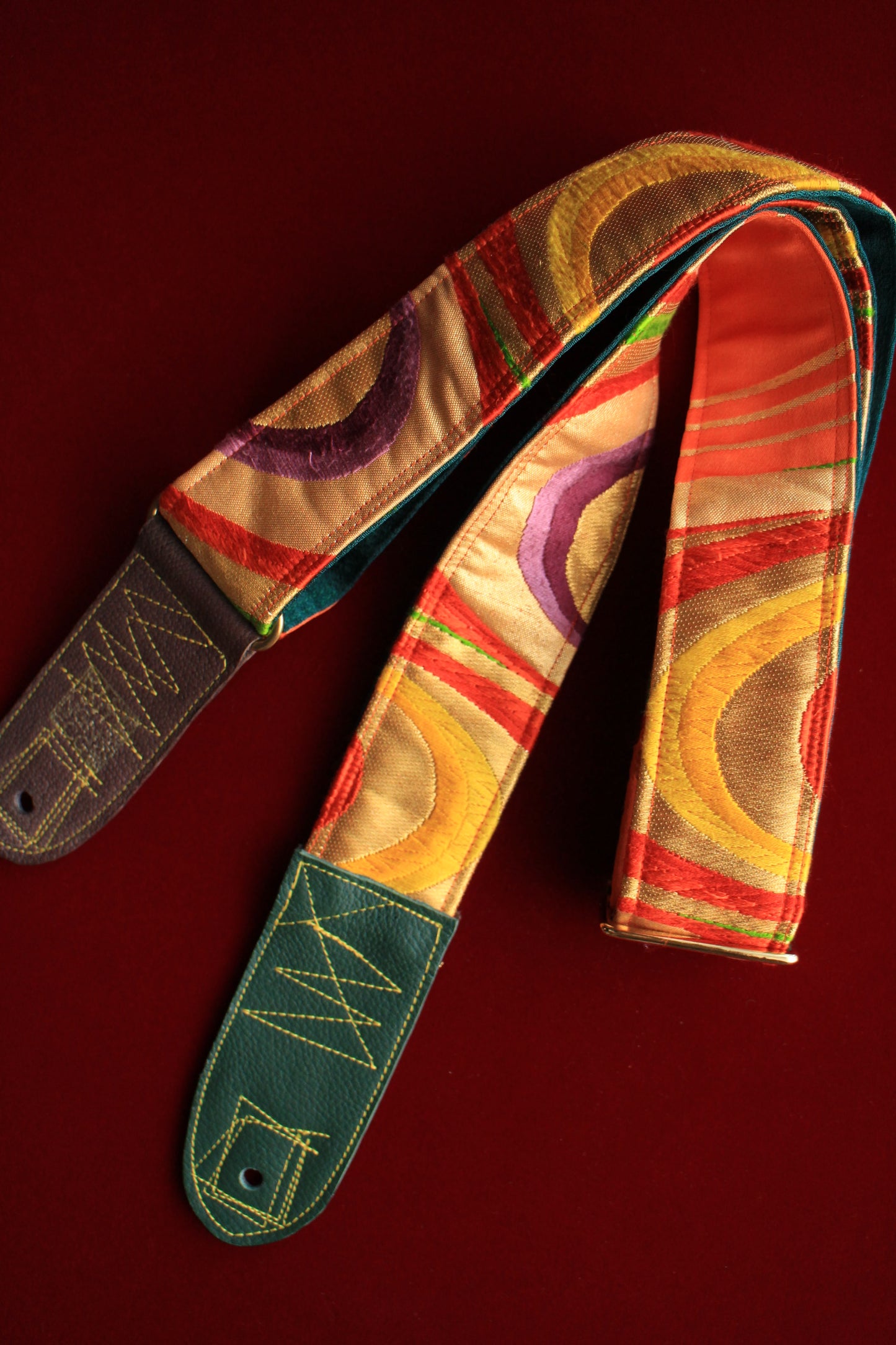 Singing Crane - Beautiful guitar strap - Kigiku-gr (SC110317) =SALE= 