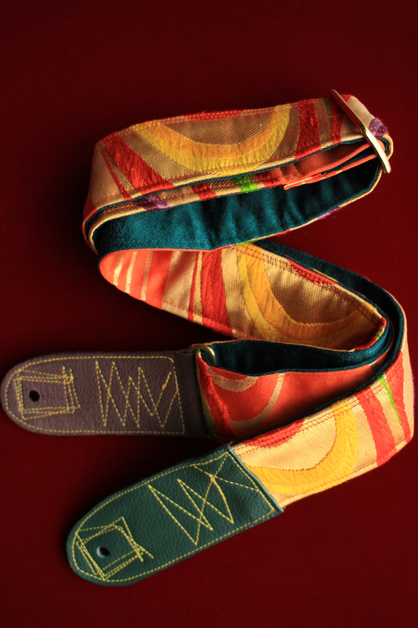 Singing Crane - Beautiful guitar strap - Kigiku-gr (SC110317) =SALE= 