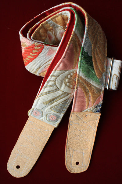 Singing Crane - Beautiful guitar strap - Kujaku-rd (SC111217) =SALE= 