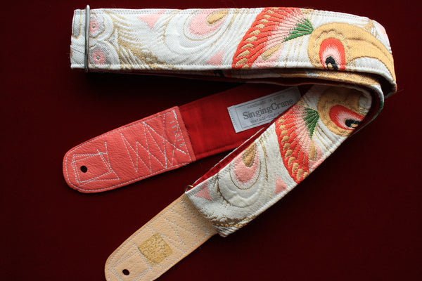 Singing Crane - Beautiful guitar strap - Kujaku-rd (SC111217) =SALE= 