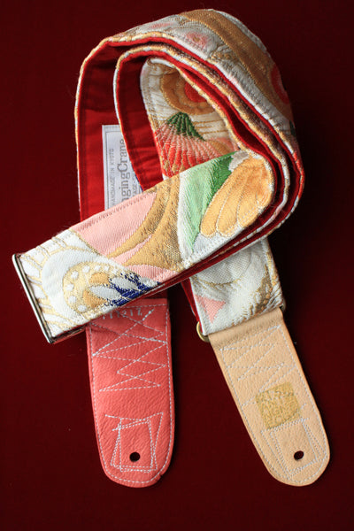 Singing Crane - Beautiful guitar strap - Kujaku-rd (SC111217) =SALE= 