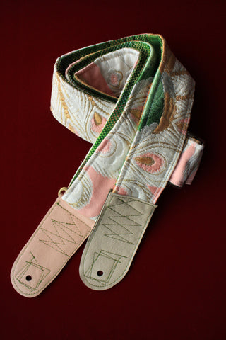 Singing Crane - Beautiful guitar strap - Kujaku-gr (SC111317) =SALE= 