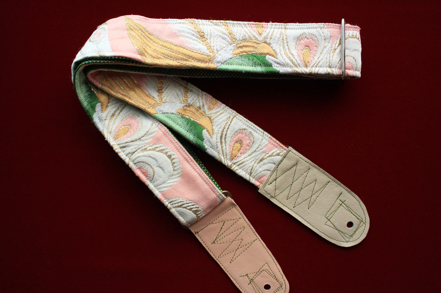 Singing Crane - Beautiful guitar strap - Kujaku-gr (SC111317) =SALE= 