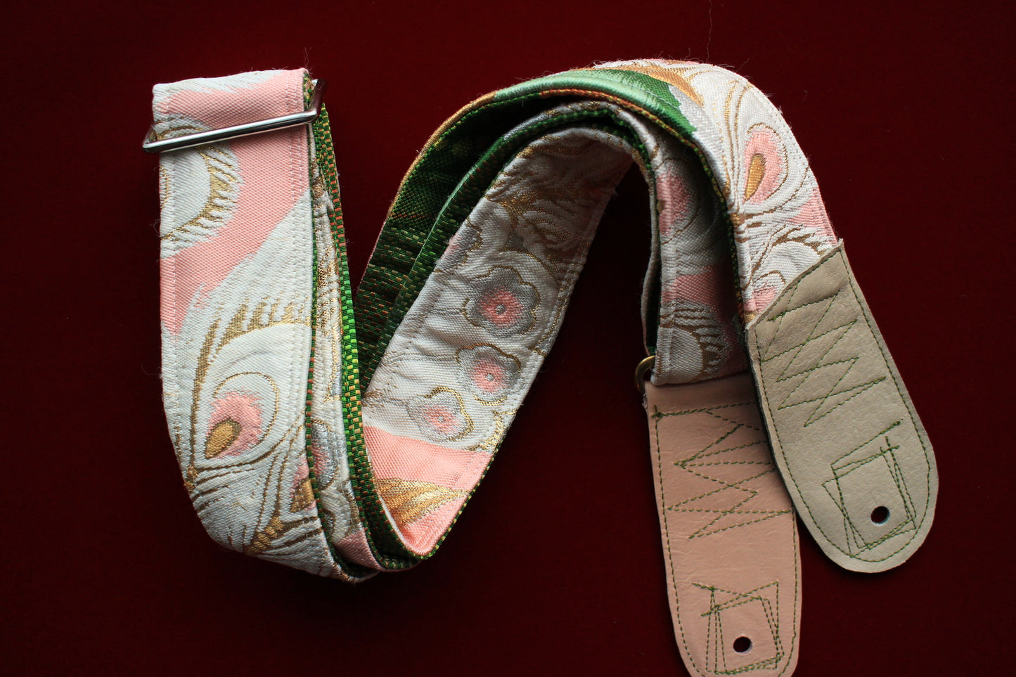 Singing Crane - Beautiful guitar strap - Kujaku-gr (SC111317) =SALE= 