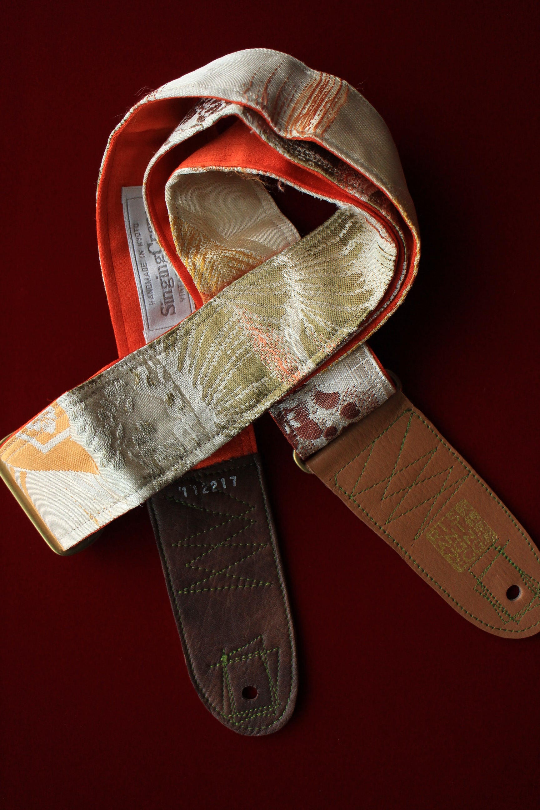 Singing Crane - Beautiful guitar strap - Shitan-or (SC112217) 