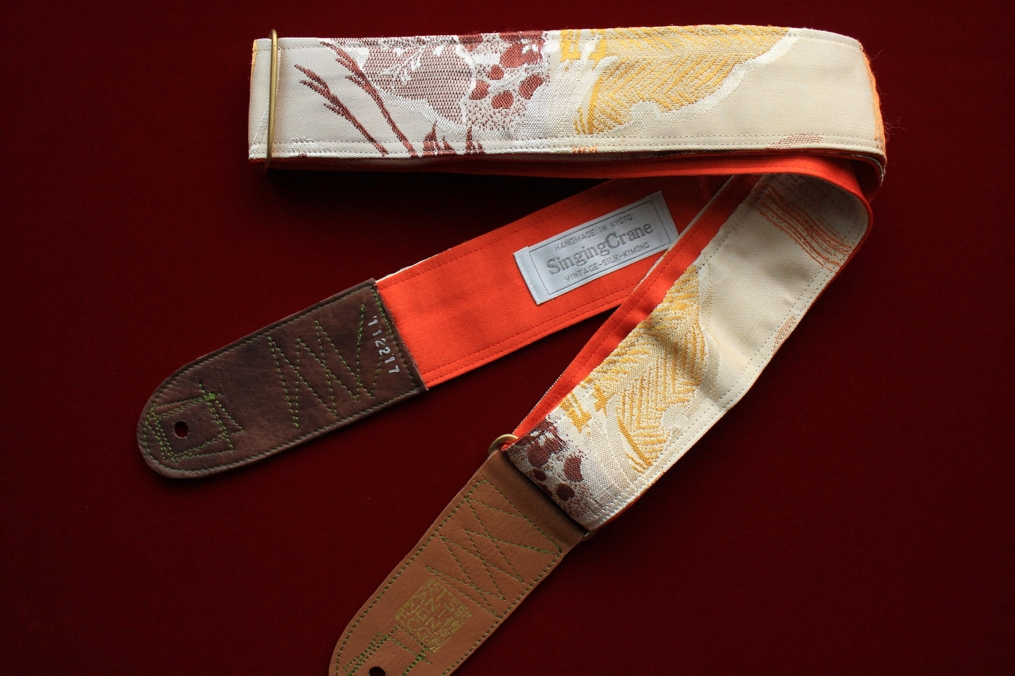 Singing Crane - Beautiful guitar strap - Shitan-or (SC112217) 