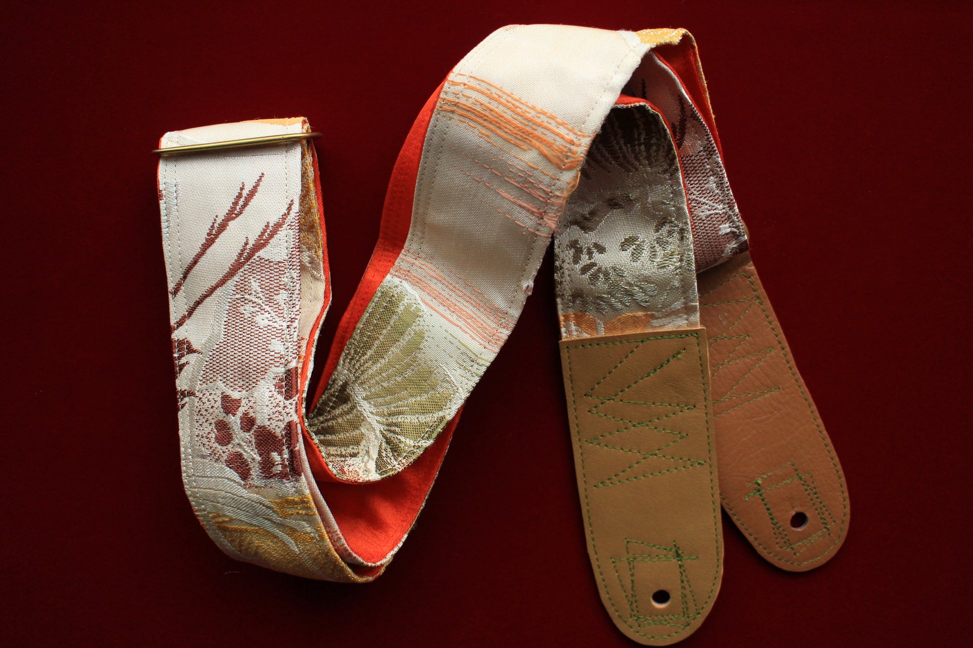 Singing Crane - Beautiful guitar strap - Shitan-or (SC112217) 
