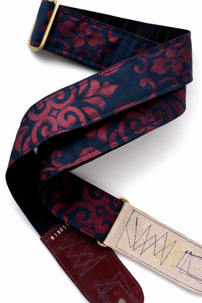 Singing Crane - Beautiful guitar strap - Kontetsu-bk (SC18052) 