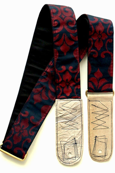 Singing Crane - Beautiful guitar strap - Kontetsu-bk (SC18052) 
