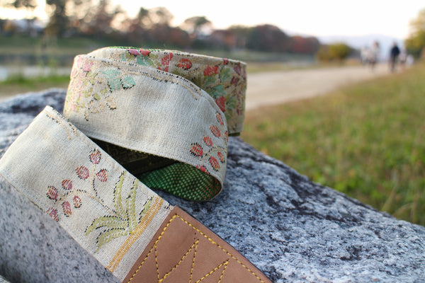 Singing Crane - Beautiful guitar strap - Mokuran-g (SC103317) =SALE= 