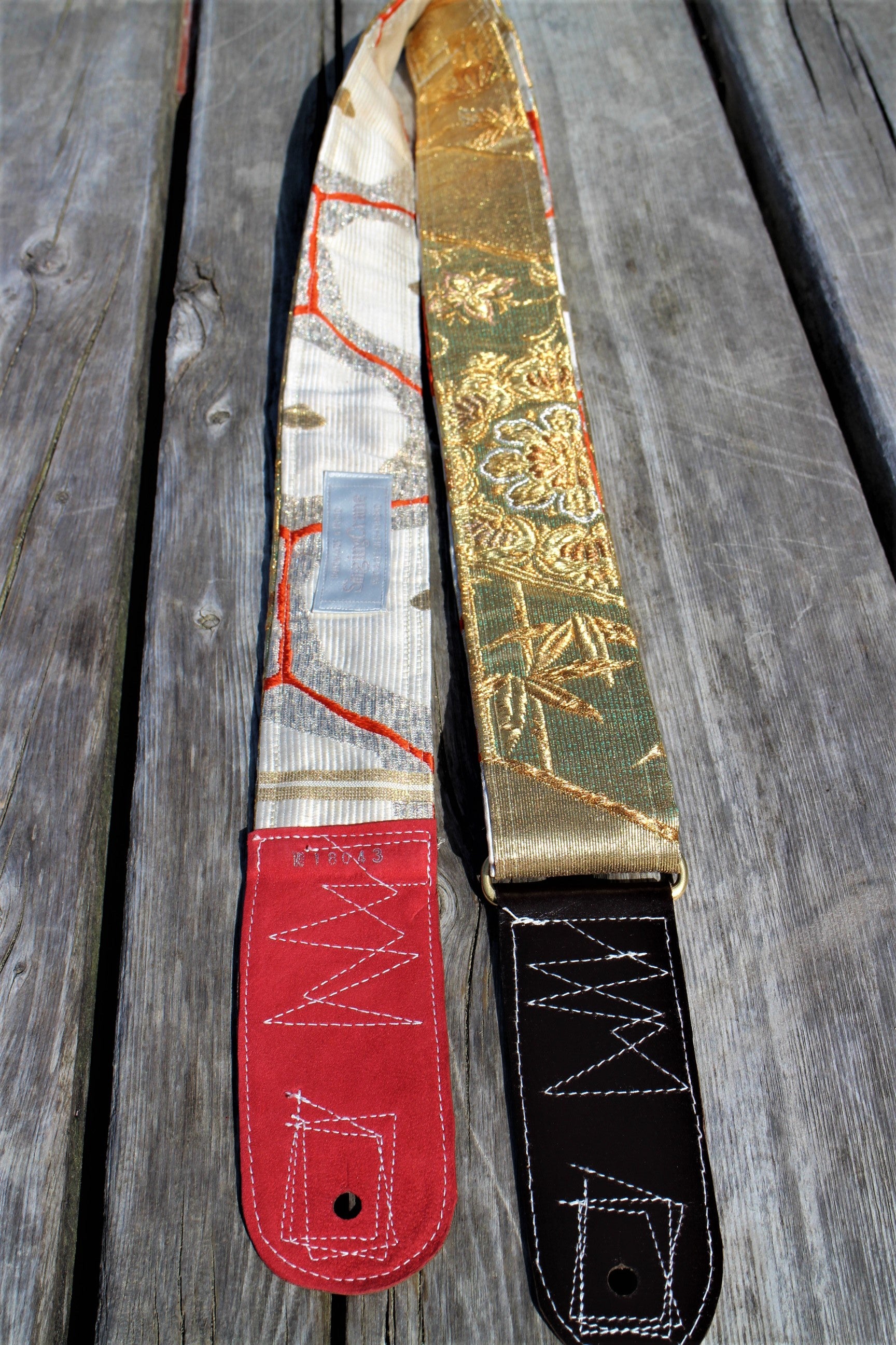 Singing Crane - Beautiful guitar strap - Kanaria-wh (SC18043) 