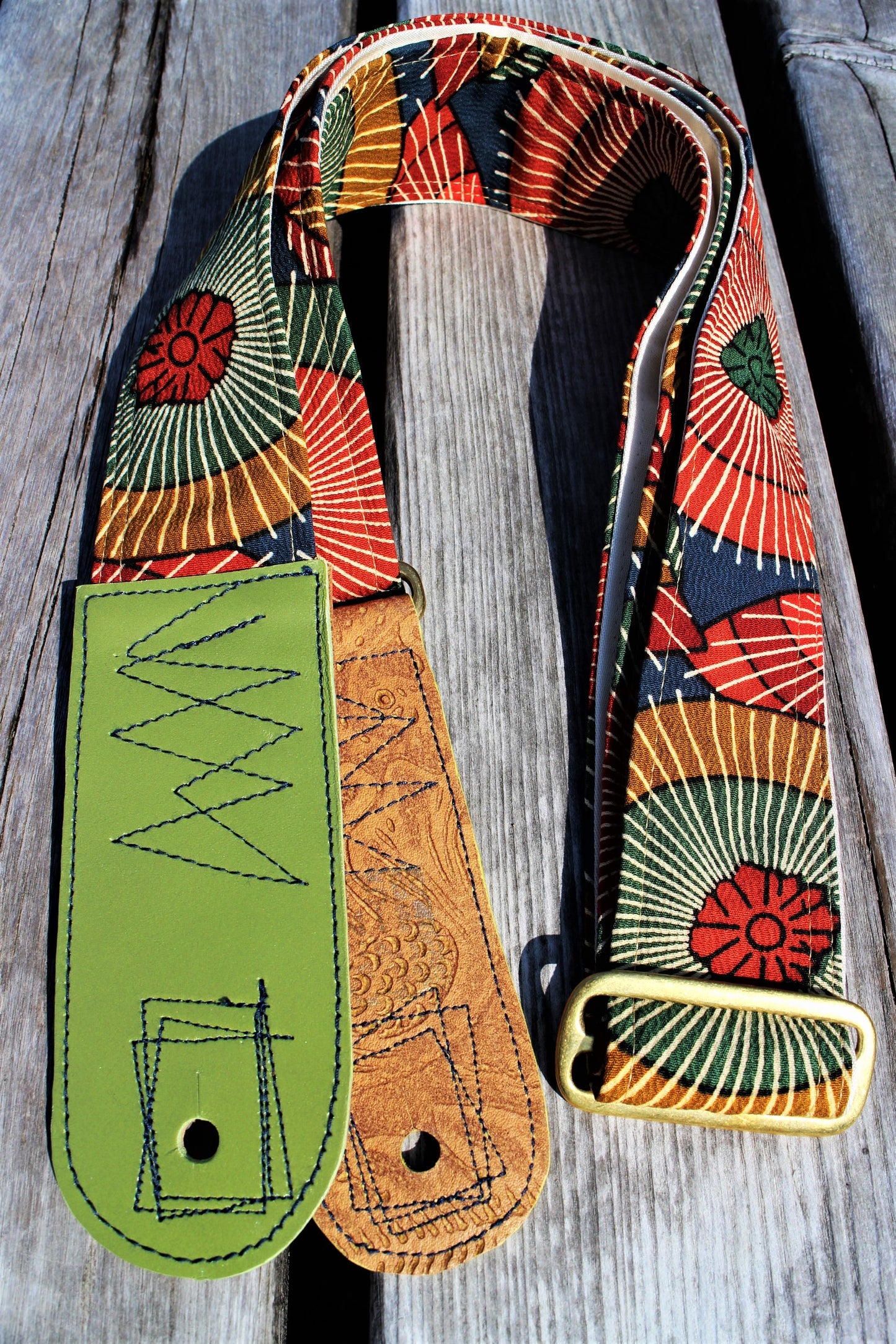 Singing Crane - Beautiful guitar strap - Aotsuyu-w (SC18031) 