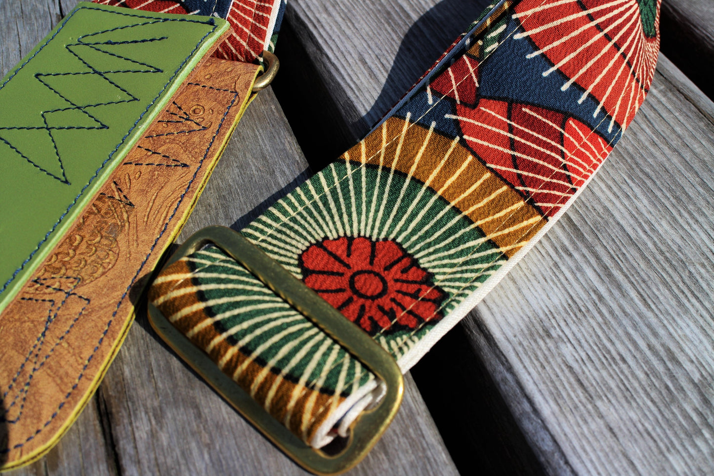 Singing Crane - Beautiful guitar strap - Aotsuyu-w (SC18031) 