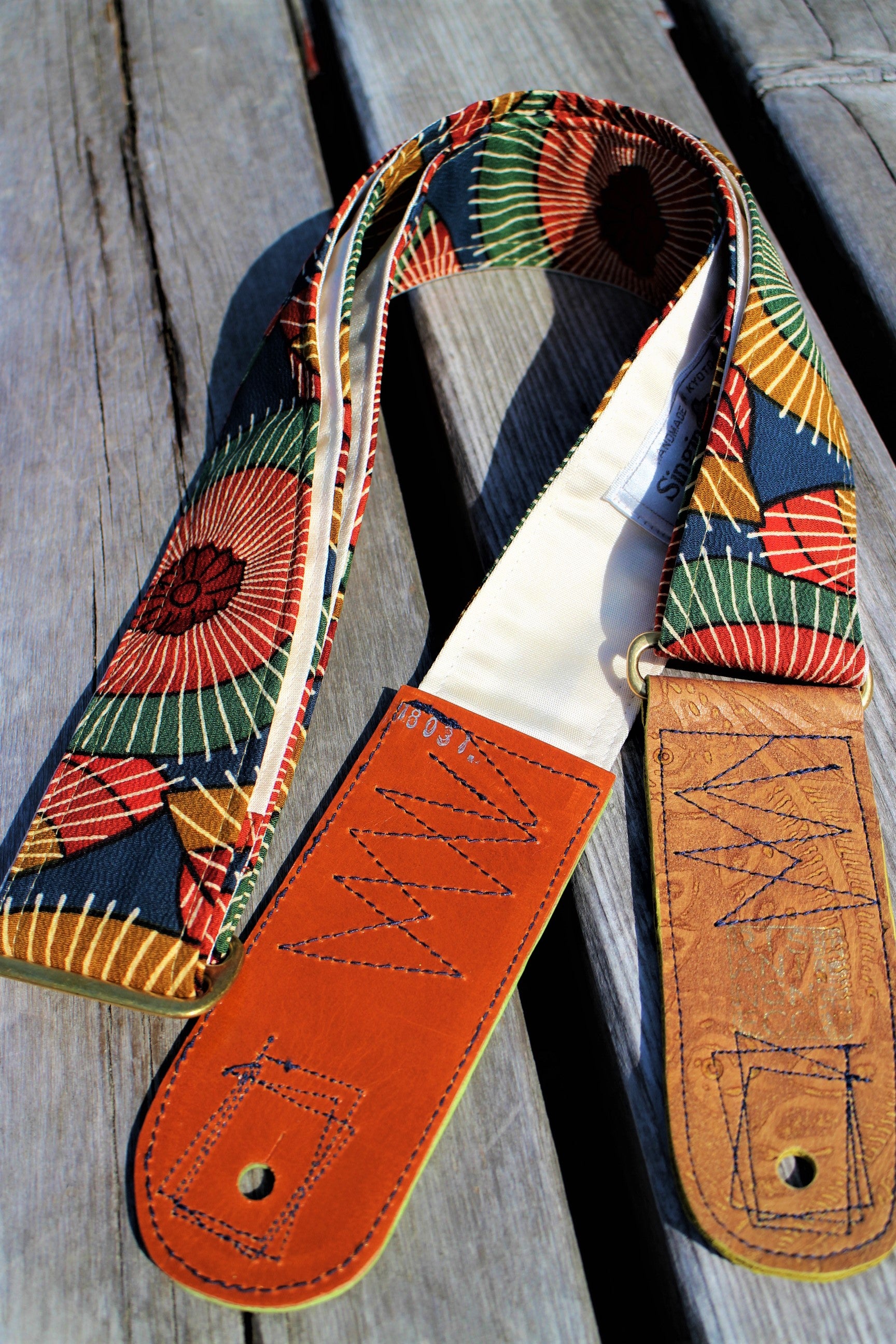 Singing Crane - Beautiful guitar strap - Aotsuyu-w (SC18031) 