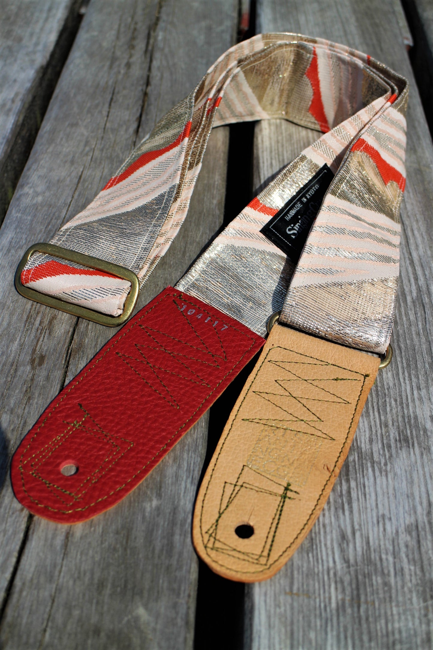 Singing Crane - Beautiful guitar strap - Ginbeni (SC104117) 
