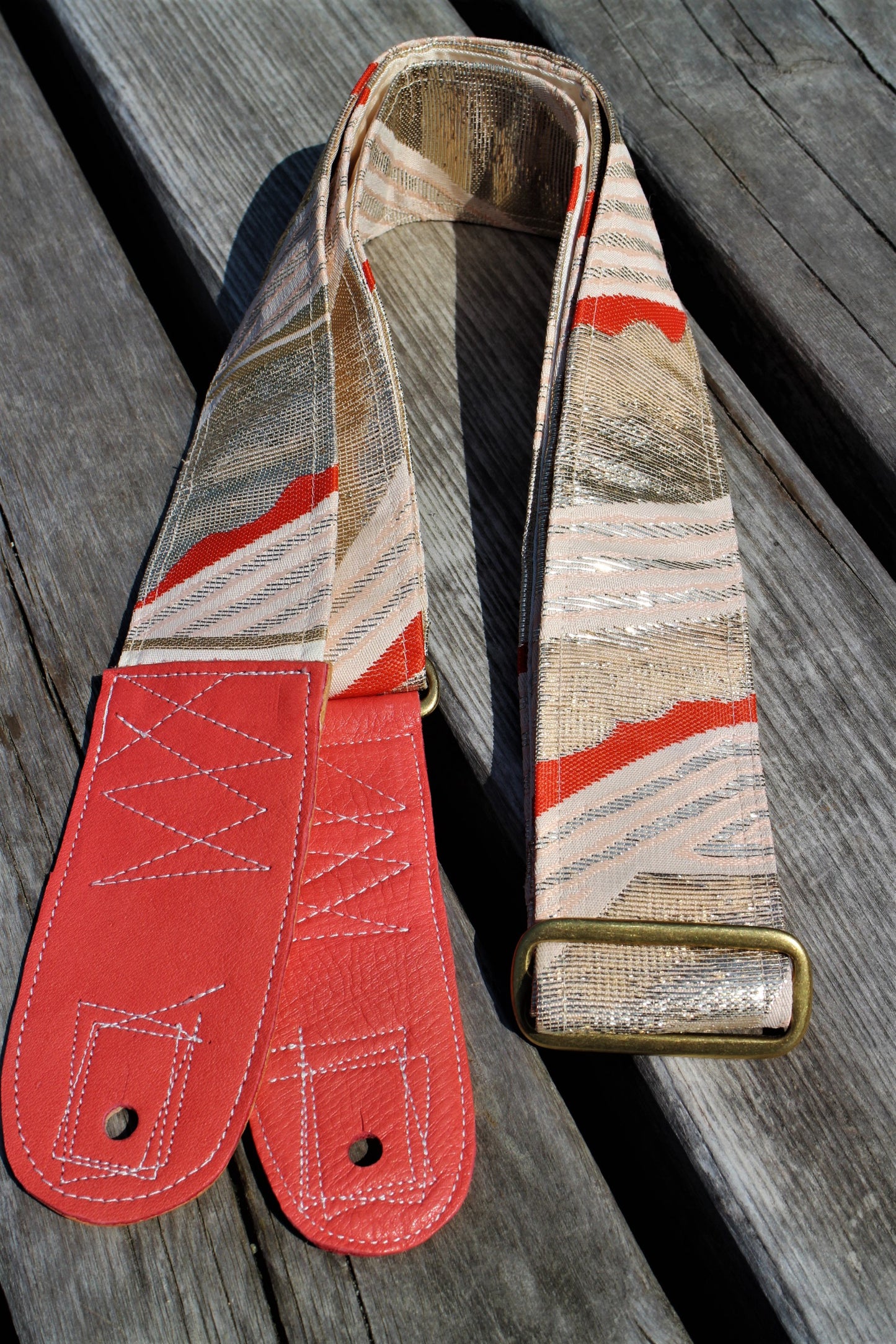 Singing Crane - Beautiful guitar strap - Ginbeni-sg (SC104317) 