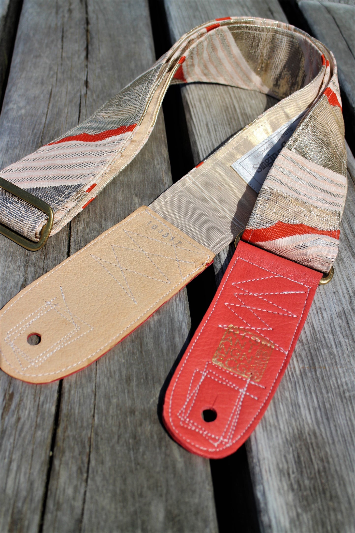 Singing Crane - Beautiful guitar strap - Ginbeni-sg (SC104317) 