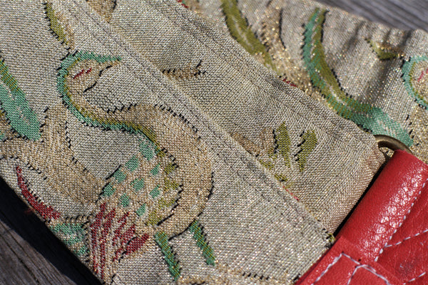 Singing Crane - Beautiful guitar strap - Mokuran (SC103117) =SALE= 