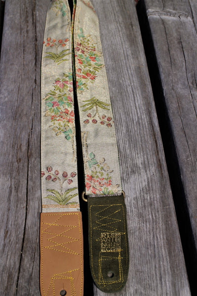 Singing Crane - Beautiful guitar strap - Mokuran-g (SC103317) =SALE= 