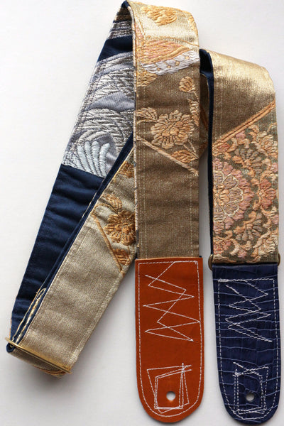 Singing Crane - Beautiful guitar strap - Kanaria-bl (SC18042) 