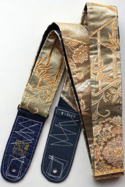 Singing Crane - Beautiful guitar strap - Kanaria-bl (SC18042) 