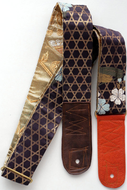 Singing Crane - Beautiful guitar strap - Shikon-gl (SC18091) 