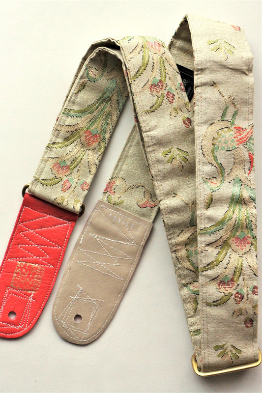 Singing Crane - Beautiful guitar strap - Mokuran (SC103117) =SALE= 