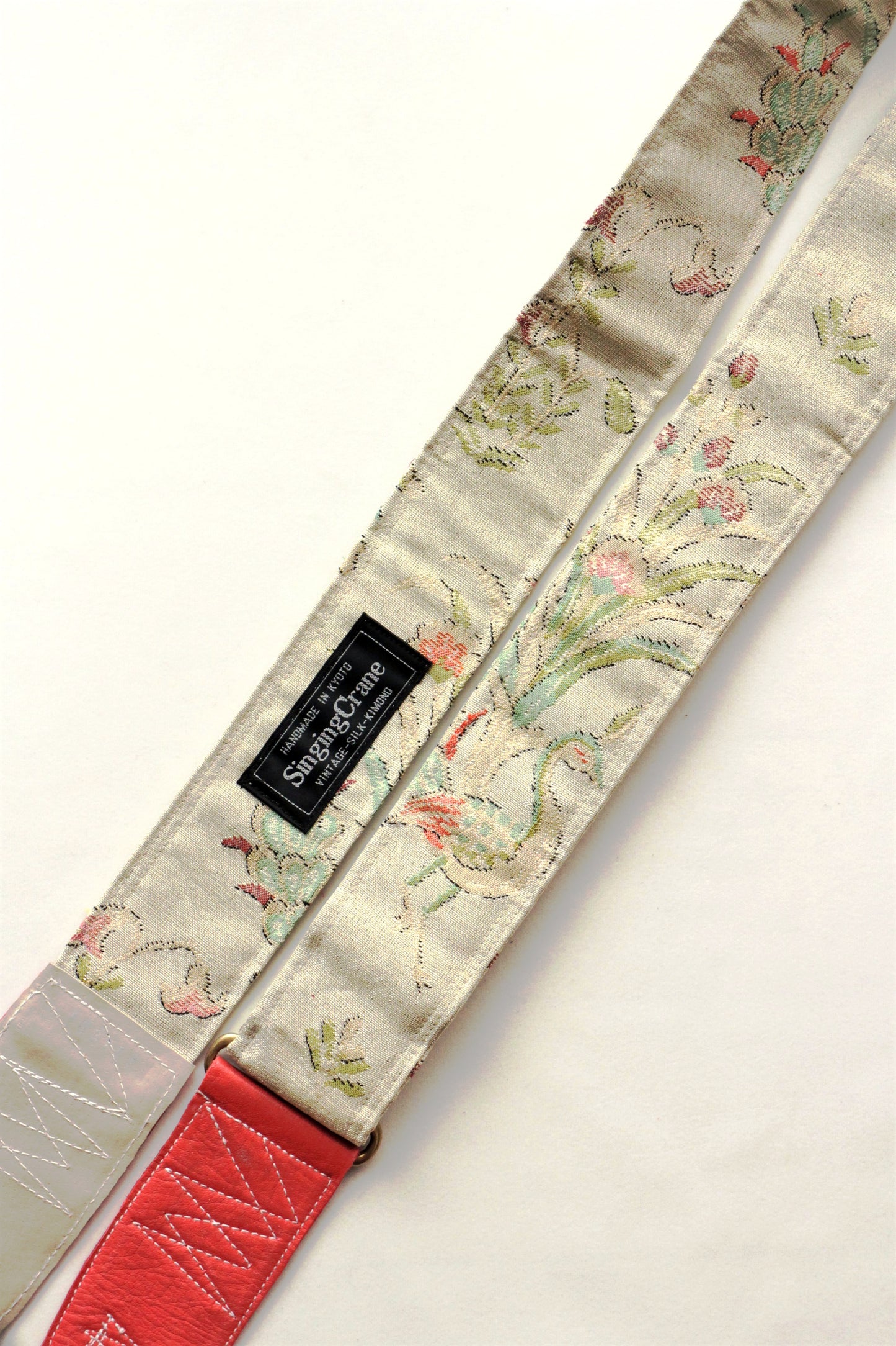 Singing Crane - Beautiful guitar strap - Mokuran (SC103117) =SALE= 